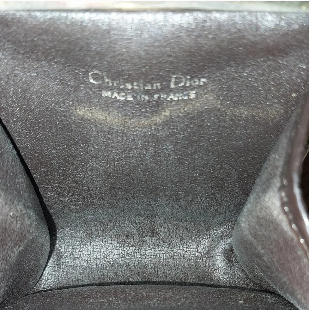 Dior vintage coin pouch with kisslock